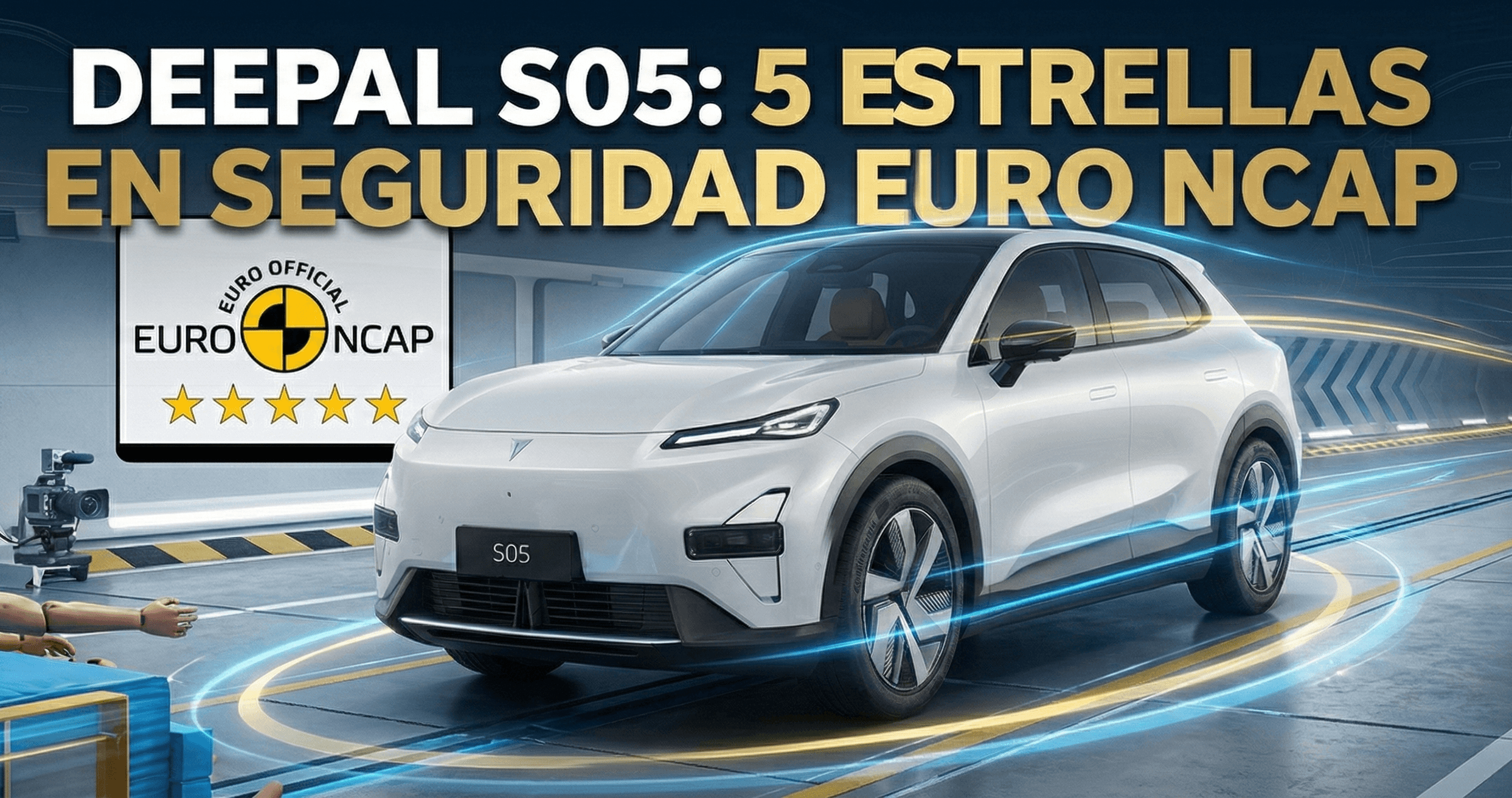Deepal S05 obtiene 5 estrellas en pruebas Euro NCAP